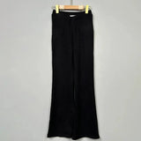 KYLETHOMASW  -  Sexy Belly Button V-Shape Boot Knitted Casual Pants Long Leg Korean Dongdaemun Spring Summer New Arrival AE Stock