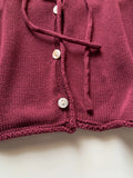 KYLETHOMASW  -  2025 Minimalist Angora Red Knitted Cardigan Jacket Women Coat Sunscreen Shirt Tops