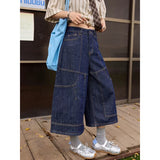 KYLETHOMASW  -  Women Y2k Blue Jeans Harajuku American Baggy Denim Trouser Vintage Gothic Oversize Jean Pants Japanese 2000s Clothes 2026