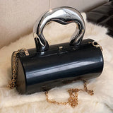 KYLETHOMASW  -  Women Handbag Bag Metal Handles Wallet Shoulder Bag Large Capacity Party Clutches Vintage Style Everyday Shoulder Bag Daily Bag