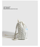 KYLETHOMASW  -  Hot Sale Of The Season New Urban Simple Style Women's Backpack Butterfly Knot Commuter Large Capacity Splicing Floral Print