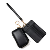 KYLETHOMASW  -  Retro Korean Style Women Short Wallet Purse Short Clutch Card Bag Zipper Multi-function Coin Pouch Card Storage Bag