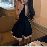 KYLETHOMASW  -  Black Strapless Slim Fit Women's Dress Sexy Backless Gown Elegant Minimalist Design Perfect for Spring Occasions