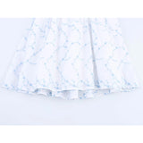KYLETHOMASW  -  New Women Sexy Sling Floral Embroidery Dress Thin Straps V Neck A-line Mini Casual Summer Dresses Beach Vestidos