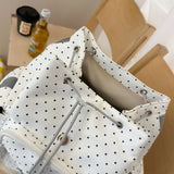 KYLETHOMASW  -  Star Polka Dot Bag Drawstring Mochila Outdoor Casual Mochilas Mujer Travel Backpacks Fashion Backpack Student Bags for Woman