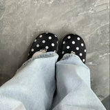 KYLETHOMASW  -  Buckle Ballet Single Shoes for Women New Slip on Shoes Drawstring Round Toe Soft Sole Casual Loafers Flats Zapatos De Mujer