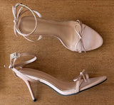 KYLETHOMASW  -  Summer New Bow High Heel Sandals Women's Casual Fashion French Round Head Root Open Toe Slipper New Fashion Sandals