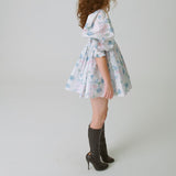 KYLETHOMASW  -  Elegant Lady Birthday Party Mini Dresses Y2K Kawaii Puff Sleeve Square Collar A-lin Dress for Women Wedding Evening Prom Clothes