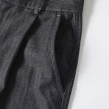 KYLETHOMASW  -  French Minimalist Grey High WaistedLeg Casual Pants  Straight Women Fashion Office Ladies Winter Trousers