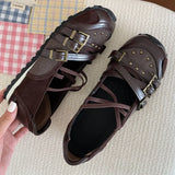 KYLETHOMASW  -  Casual New Women Flat Shoes 2025 Fashion Comfortable Outside Women Shoes Round Toe High Quality Lightweight Single Shoes