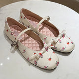 KYLETHOMASW  -  Retro Womens Mary Jane Shoes Fashion French Style Casual Shoes for Woman Elegant Vacation Flat Shoe Designer Shoes Zapatos Mujer