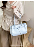 KYLETHOMASW  -  Korean Style Minimalist Solid Color Single Shoulder Crossbody Bag Women Large Capacity Fashionable Texture Handheld Tote Bag...