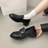 KYLETHOMASW  -  Women's Flat Shoes Autumn New Women Mary Jane Shoes Hot Sale Simple Ladies Fashion Causal Uniform Shoes Thick Bottom Non-slip