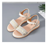 Kylethomasw Size 31 32 33 Wedge Sandals Women Open Toe Shoes 2024 New Large Size 41-44 Platform Open Toe Women's Shoes