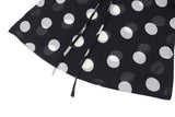 KYLETHOMASW  -  Women Vintage Black White Polka Dot Strapless Tube Top Back Tie Slim Pure Y2K Camisole For Inner Outer Wear