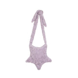 KYLETHOMASW  -  Star Shape Soft Plush Messenger Bag Candy Color Fashion Cross Body Bags Large Women's Shoulder Handbag