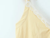 KYLETHOMASW  -  Sexy Sleeveless V Neck Lace Trim Holiday Summer Dress Women Elegant A-line Midi Vintage Casual Vestidos