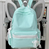 KYLETHOMASW  -  Women Students High-capacity Casual Backpack Y2k Aesthetic Sweet Kawaii Backpacks Fashion Trendy Korean Schoolbags Streetwear