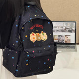 KYLETHOMASW  -  Sweet Star Cartoon Bear Luxury Design Backpack Y2k Aesthetic Fashion Women Schoolbags Casual Kawaii Girls Backpacks for Students