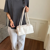 KYLETHOMASW  -  Women Small PU Leather Boston Shoulder Bag Casual Daily Travel Underarm Bags New Trend Fashion Handbags and Purses