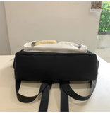 KYLETHOMASW  -  Large Capacity Ita Mochila Transparent Mochilas Preppy Style Mujer School Bag Student Backpack Heart Backpacks