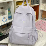 KYLETHOMASW  -  New Waterproof Nylon Women Backpack Solid Color Casual Backpacks for Teenagers Girl Women Large Capacity Ladies Schoolbag