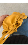 KYLETHOMASW  -  Korean Drawstring Women New Cloud Bag Versatile Single Shoulder Crossbody Bucket Bags