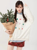 Kylethomasw Snowman Graphic Print Hoodie Christmas Kawaii Oversized Women's Sweatshirts Long Sleeve Cutecore Winter Clothes New