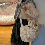 KYLETHOMASW  -  Floral Cloth Large Capacity Multifunctional Crossbody Bag Fashion Women Mommy Commuting Bags