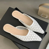 Kylethomasw Summer Hollow Flat Women's Slippers Comfortable Soft Bottom Non-slip Casual Fashion Sandals Women Pantuflas Mujer