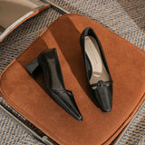 KYLETHOMASW  -  Single Shoes Femininity Thick Heel Skirt Versatile High Heels Womens New Fashionable Comfortable Square Head Women's Pumps