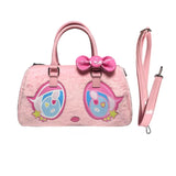 KYLETHOMASW  -  Y2k Aesthetic Cartoon Print Women's Handbags Fashion Harajuku Kawaii Bow Shoulder Bags Streetwear Ins Casual Travel Underarm Bag
