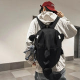 KYLETHOMASW  -  Waterproof Trendy Shark Backpack Large Capacity Casual Travel Laptop Bag Nylon ins College Students Schoolbag Outdoor