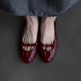 KYLETHOMASW  -  Sheepskin Version~New French Niche Round-Toe Bow Strap Summer Chunky Heel Open-Toe Sandals