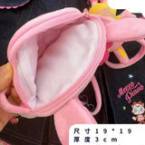KYLETHOMASW  -  Cute Cartoon Rabbit Ear Round Bag Plush Sac Femme Lolita Exquisite Bolsos De Mujer Crossbady Bags for Woman Japan Anime Bolso