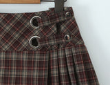 KYLETHOMASW  -  Midi skirts for women low rise skirt vintage plaid skirts womens Summer clothes mini skirts korean fashion