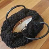 KYLETHOMASW  -  Striped Bag for Women Crossbody Korean Hand-held Pleated Cloud Bags Niche Handbag