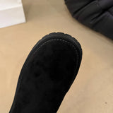 KYLETHOMASW  -  Women Chelsea Ankle Boots Autumn 2025 Suede Snow Short Botas Platform Mid Heels Women Shoes Designer Brand Casual Sport Boots
