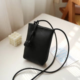 KYLETHOMASW  -  Korean Women's Casual Crossbody Bag High Quality Pu Leather Shoulder Bag Women' Commuter Crossbody Mobile Phone Bag With Pendant