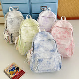 KYLETHOMASW  -  Women Star Print Backpack Polka Dot Star Charm Lightweight Student School New Trend Fashion Daypack Female Book Backpacks
