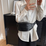 Kylethomasw Luxury Brand Female Belt Bag Solid color Leather Fanny pack Purse Fashion Ladies Waist Bag Designer Shoulder Crossbody Chest Bag