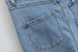 KYLETHOMASW  -  Summer Midi Skirts Vintage Clothes Sexy Skirts For Women Blue Jeans Skirt High Waisted Denim Skirt Split Thigh Denim Skirt