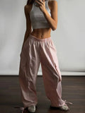 KYLETHOMASW  -  Y2k Aesthetic Streetwear Cargo Pants Women American Retro Harajuku Casual Solid Baggy Trousers Oversized Sweatpants