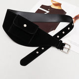 KYLETHOMASW  -  Korean Ins Niche Design Waist Bag Suede Belt Fashionable and Casual Waist Packs