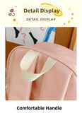 KYLETHOMASW  -  High Capacity School Backpack for Elementary Girls Cute Japanese Ins Style Double Shoulder Bag Breathable Nylon Urban Minimalist