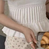 KYLETHOMASW  -  V Neck Blouses Spring Summer Puff Sleeve Vintage Solid Sweet Women Shirts Korean Fashion Elegant Blusas Mujer