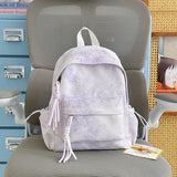 KYLETHOMASW  -  Women Star Print Backpack Polka Dot Star Charm Lightweight Student School New Trend Fashion Daypack Female Book Backpacks