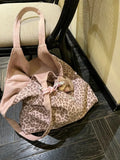 KYLETHOMASW  -  Leopard Print Bag Shoulder Bags Double Sided Tote Bolsos mujer Large Capaci Bolsa Commuter Bolso Korean Style New Sac Femme