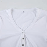 KYLETHOMASW  -  Minimalist style, low cut, lazy and casual knit solid color top, sexy and versatile, slim fit, long sleeved, sexy and versatile