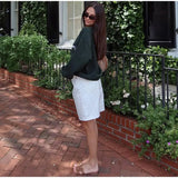 KYLETHOMASW  -  Crewneck Embroidered Fish Knit Sweater Long Sleeve Relaxed Fit 2025 Autumn Preppy Women Top Fashion Daily Casual Lady Pullover